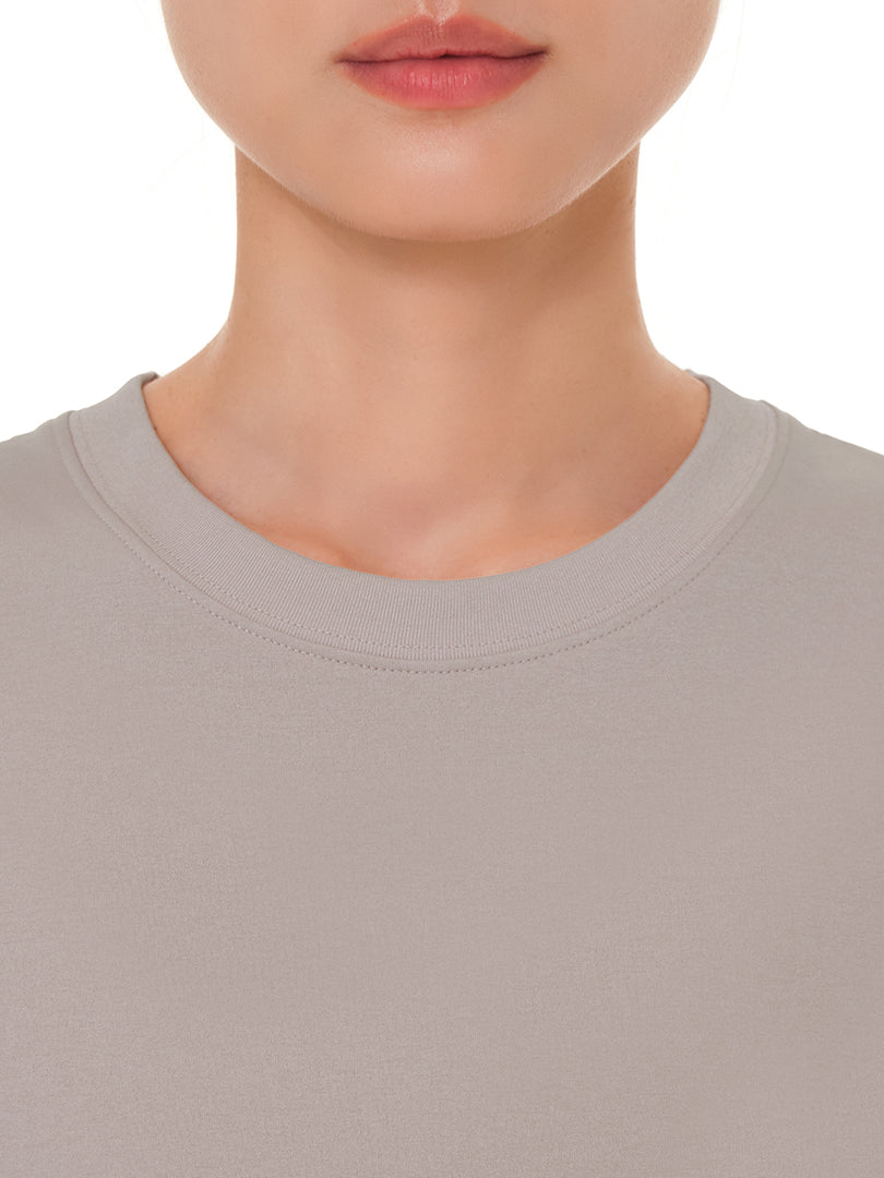 [SET] andar 極暖セットアップ(Airy Fit ピーチ起毛 オーバーフィット T(長袖)+ユーロセンス Italy 裏起毛レギンス) - andar JAPAN