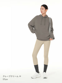 [SET] andar 極暖セットアップ(Airy Fit ピーチ起毛 オーバーフィット T(長袖)+ユーロセンス Italy 裏起毛レギンス)