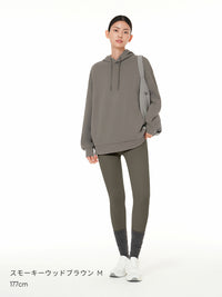 [SET] andar 極暖セットアップ(Airy Fit ピーチ起毛 オーバーフィット T(長袖)+ユーロセンス Italy 裏起毛レギンス)