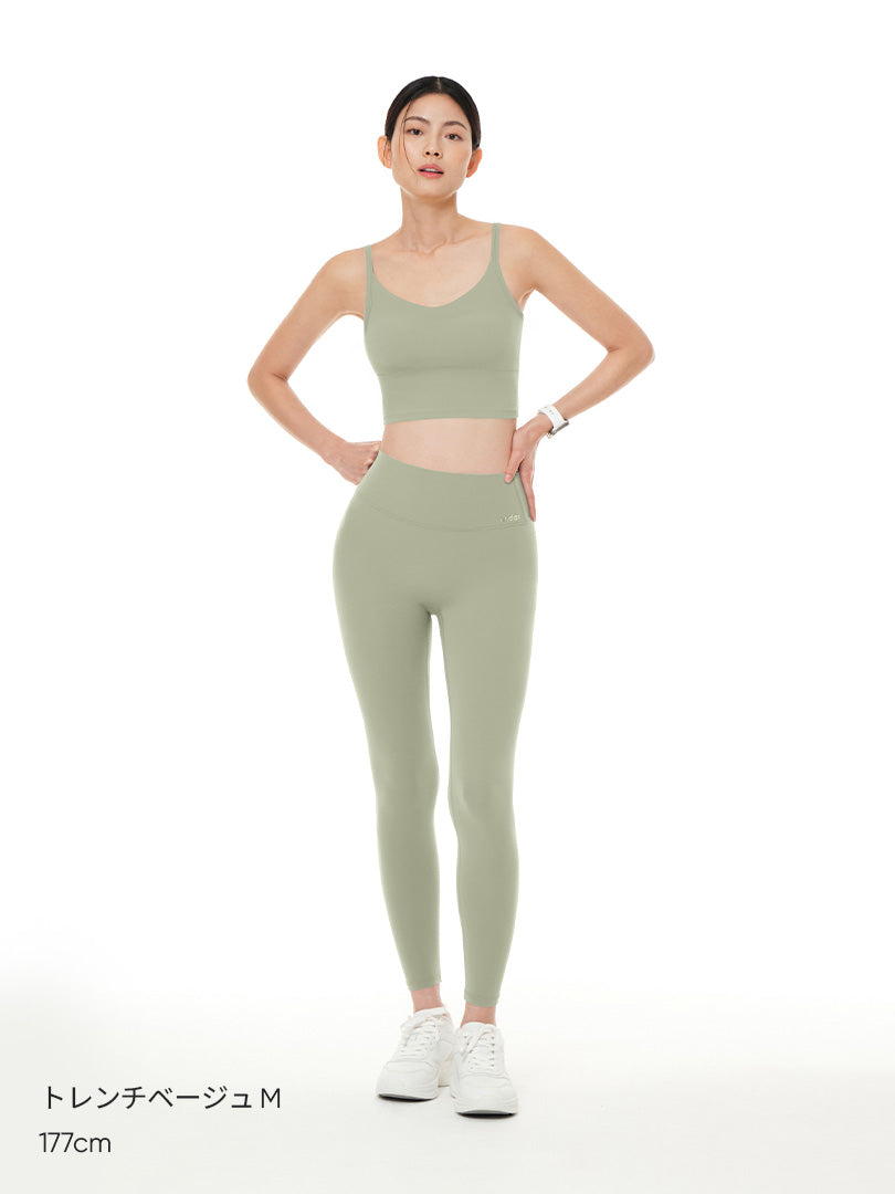 [SET] 秋のRelair セットアップ セットアップ (クロップドスポブラ＋レギンス)＋シームレスショーツ贈呈 - andar JAPAN