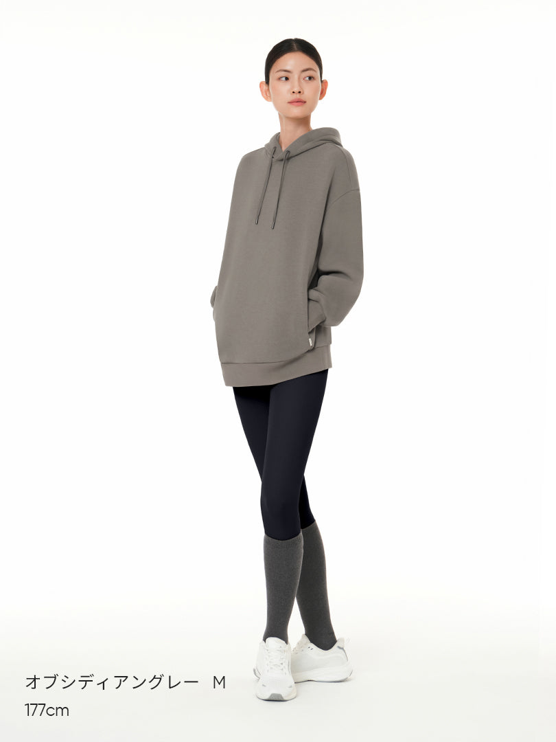 [SET] andar 極暖セットアップ(Airy Fit ピーチ起毛 オーバーフィット T(長袖)+ユーロセンス Italy 裏起毛レギンス)