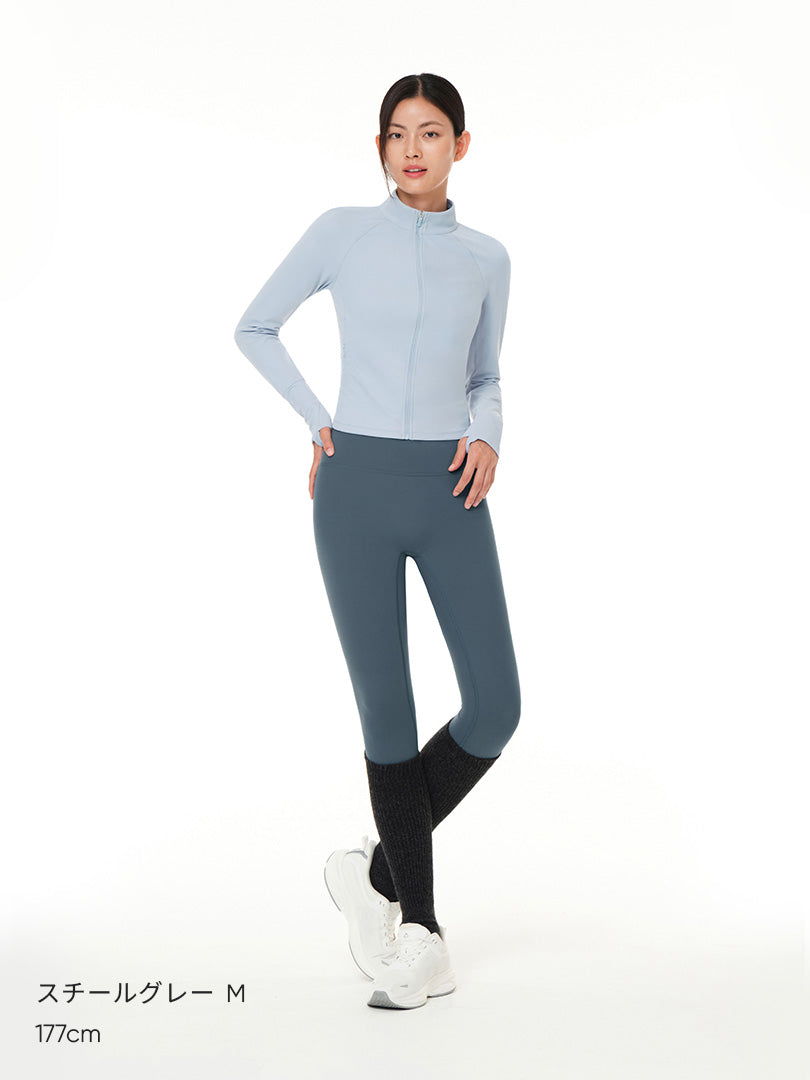 [SET] 裏起毛 ヒップカバー セット(Airywin 裏起毛 レギンス+オーバーTシャツ) - andar JAPAN