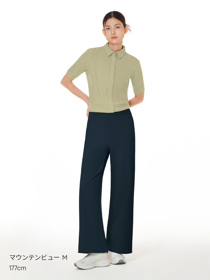 [SET] デイリー通勤セットアップ (Mildmooth スウェット+ Airywin ワイド レギンス)+シームレスショーツ贈呈