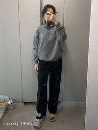 Airywin セミ裏起毛ワイドレギンス - andar JAPAN