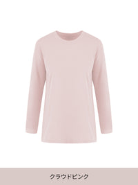 [SET] andar 極暖セットアップ(Airy Fit ピーチ起毛 オーバーフィット T(長袖)+ユーロセンス Italy 裏起毛レギンス)