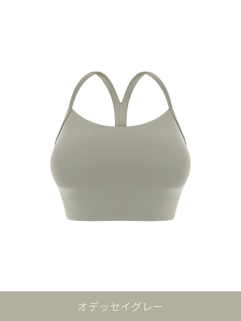 Airexpert Yバック クロップド スポーツブラ (パッド縫い付け) | andar