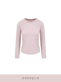 [SET] Airy Fit 裏起毛セットアップ (スリムフィットTシャツ＋ワイドパンツ)