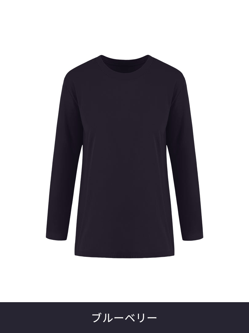 [SET] andar 極暖セットアップ(Airy Fit ピーチ起毛 オーバーフィット T(長袖)+ユーロセンス Italy 裏起毛レギンス)