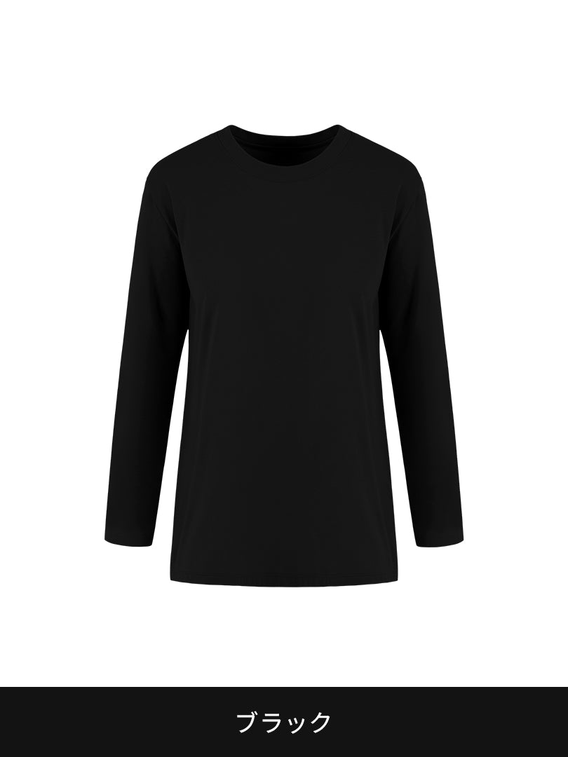 [SET] andar 極暖セットアップ(Airy Fit ピーチ起毛 オーバーフィット T(長袖)+ユーロセンス Italy 裏起毛レギンス)