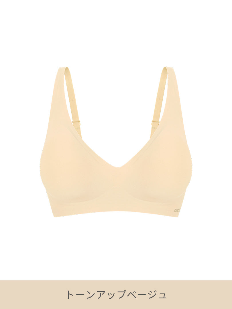 4+1 SET] andar オールデイフィット ブラ (パッド一体型 / ホックあり