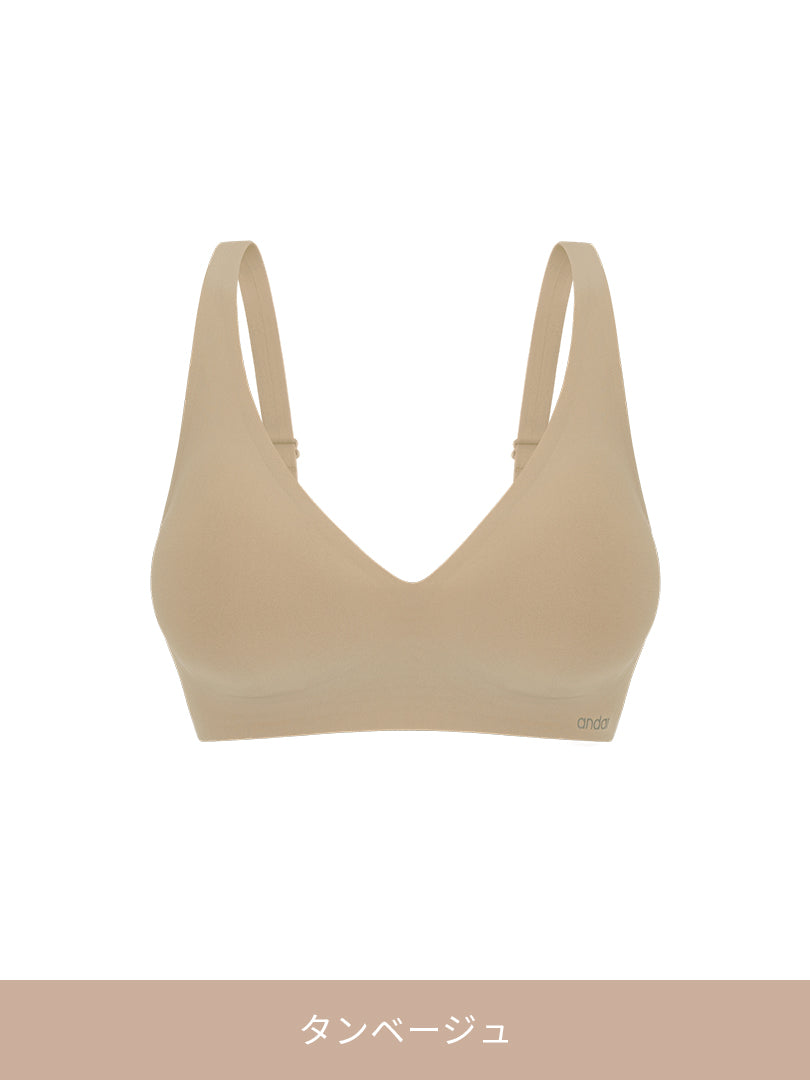 [3SET] andar オールデイフィット ブラ (パッド一体型 / 2タイプ選択可) - andar JAPAN