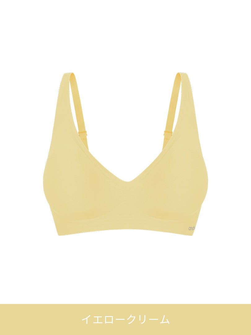 [2SET] andar オールデイフィット ブラ(パッド一体型 / 2タイプ選択可) + 冬の運動用クーリングショーツ贈呈 - andar JAPAN