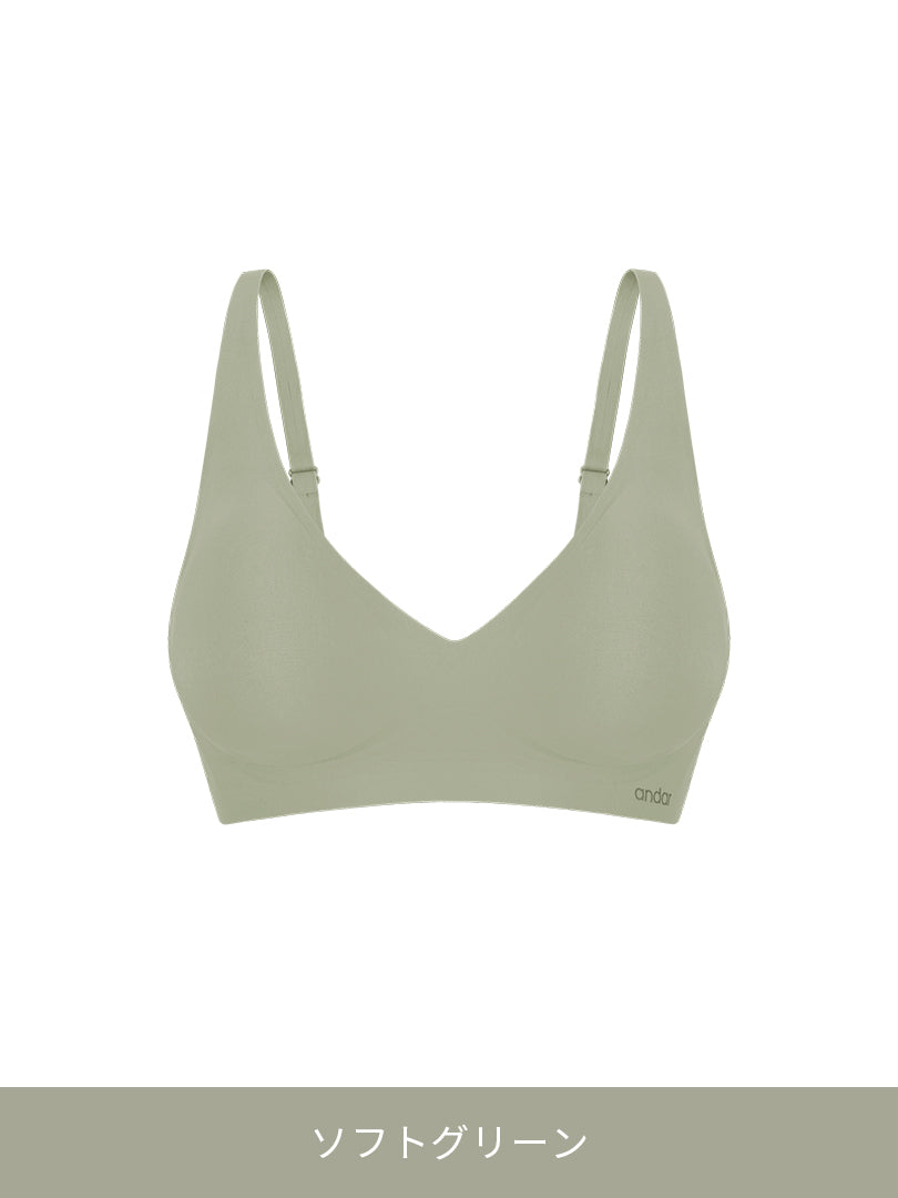 [3SET] andar オールデイフィット ブラ (パッド一体型 / 2タイプ選択可) - andar JAPAN