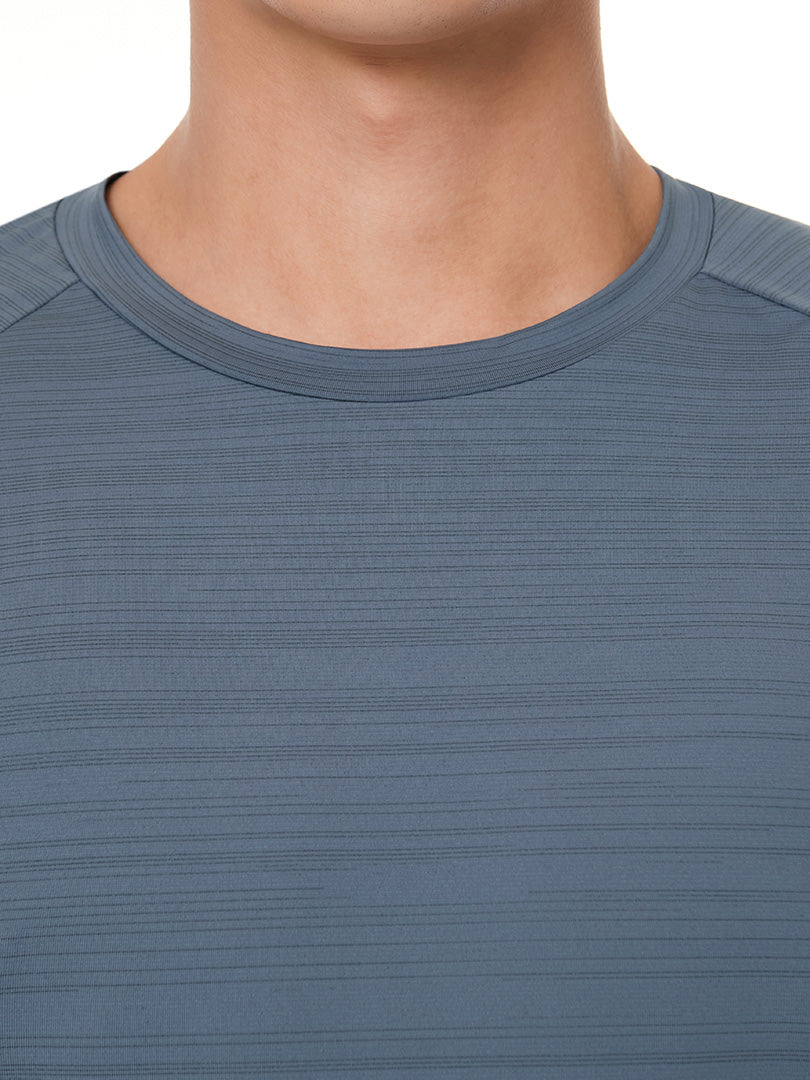 Wave Breath メンズ ランニングTシャツ (長袖)