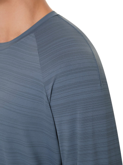 Wave Breath メンズ ランニングTシャツ (長袖) - andar JAPAN
