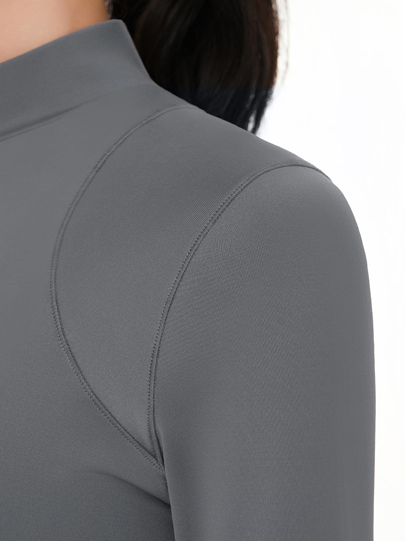 ハーフネックトップス (長袖) - andar JAPAN