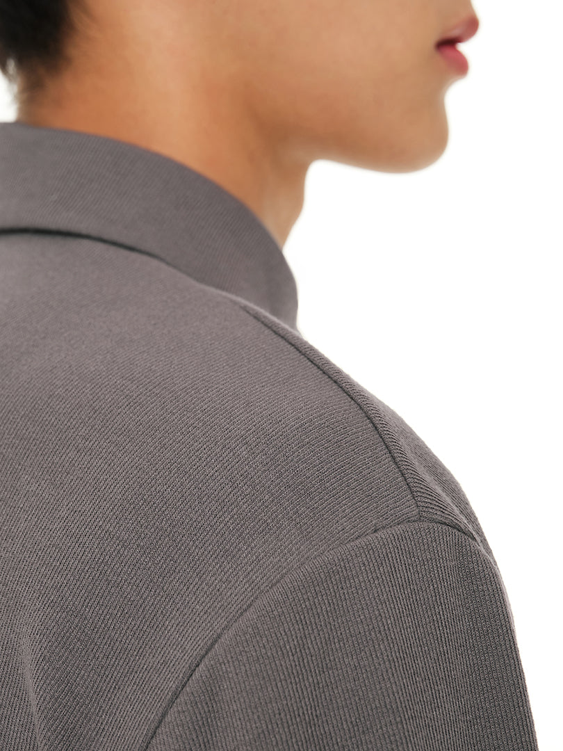 Primeknit メンズ ニットポロ (長袖)