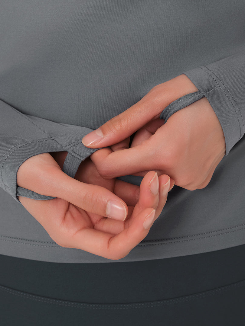 ハーフネックトップス (長袖) - andar JAPAN