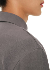 [2SET] Primeknit メンズ ニットポロ (長袖)