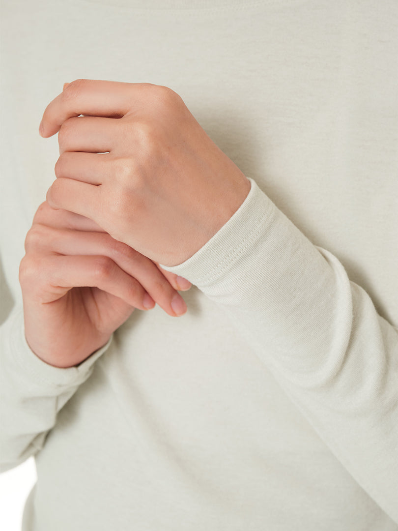 [SET] 上品なオフィスコーデセット(ロングスリーブ+Airywin ワイド レギンス) - andar JAPAN