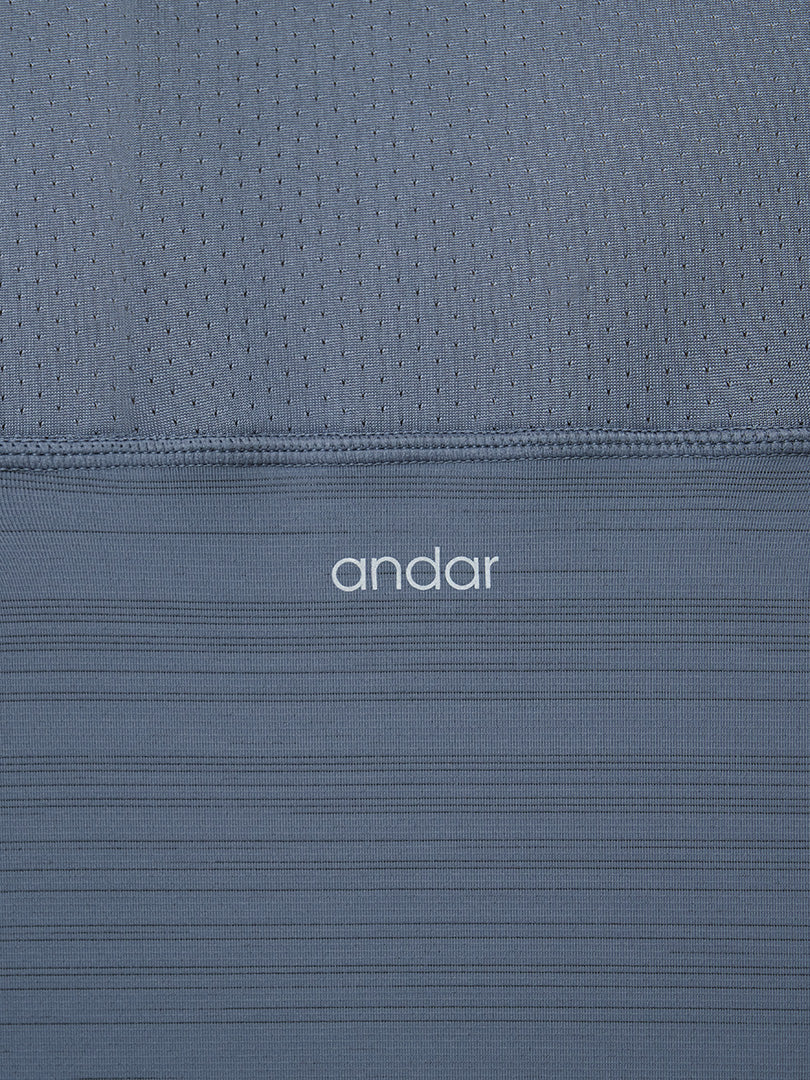 Wave Breath メンズ ランニングTシャツ (長袖)