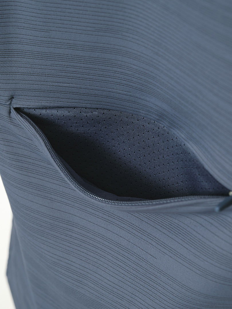 Wave Breath メンズ ランニングTシャツ (長袖)