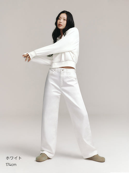 Airdenim 微起毛 ワイドパンツ - andar JAPAN