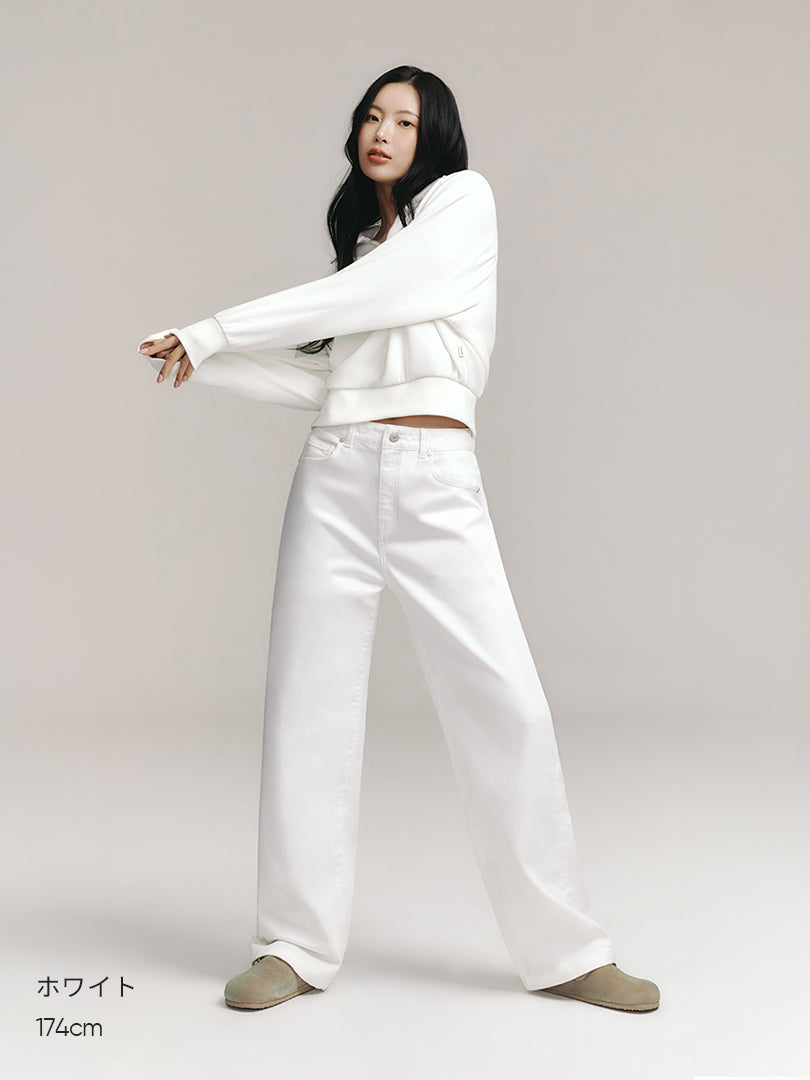 Airdenim 微起毛 ワイドパンツ - andar JAPAN