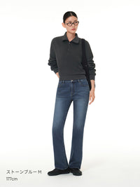 Airdenim 微起毛 ブーツカットジーンズ - andar JAPAN