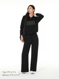 Mildmooth フリース ワイドパンツ - andar JAPAN