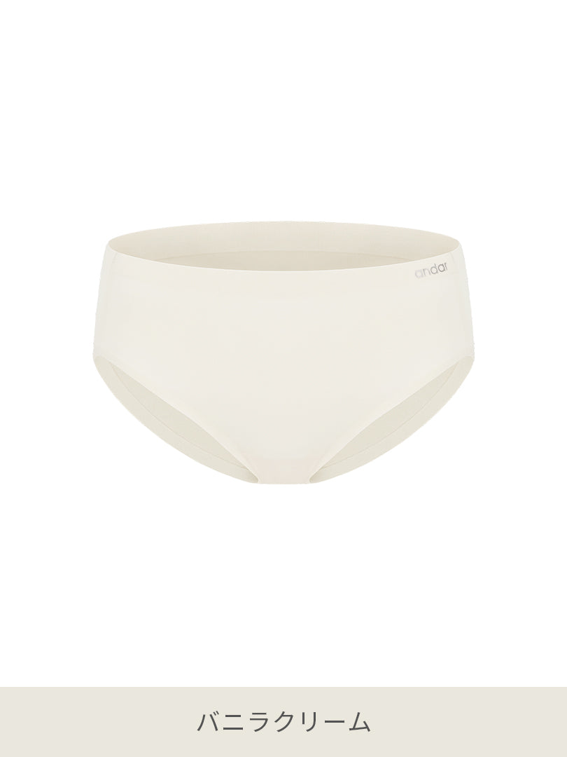 [2SET] andar カバーフィット 脇高ブラ＆ショーツ(ワンモールド型/ホックあり) - andar JAPAN