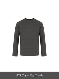 Wave Breath メンズ ランニングTシャツ (長袖)