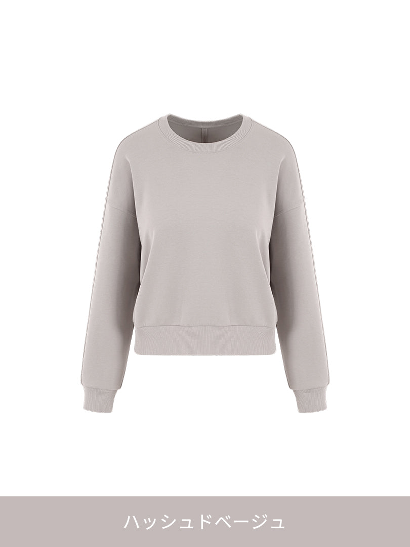 [SET] デイリー通勤セットアップ (Mildmooth スウェット+ Airywin ワイド レギンス)+シームレスショーツ贈呈 - andar JAPAN