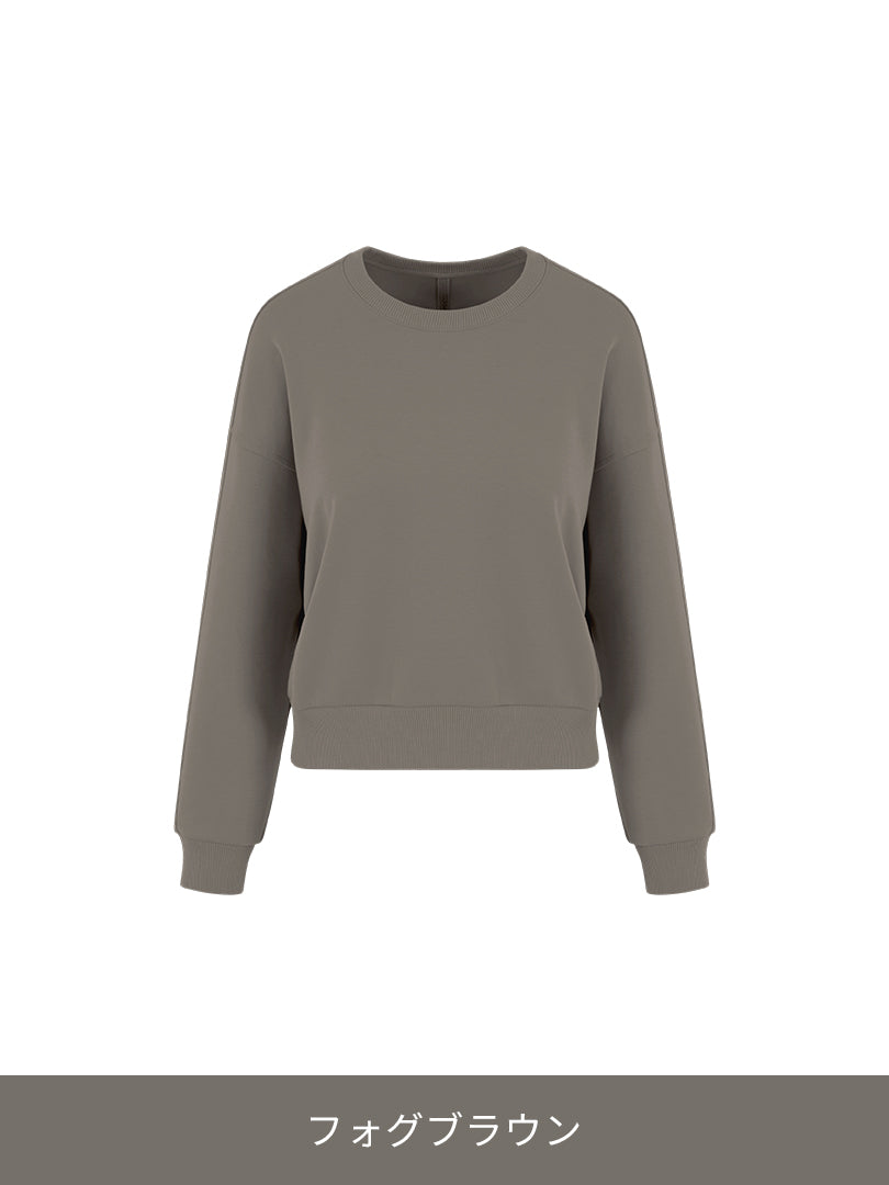 [SET] デイリー通勤セットアップ (Mildmooth スウェット+ Airywin ワイド レギンス)+シームレスショーツ贈呈 - andar JAPAN