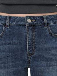 [SET] Airdenim 微起毛 ブーツカット セットアップ (Airy Fit ピーチ起毛スリムT(長袖)+ブーツカットジーンズ) - andar JAPAN