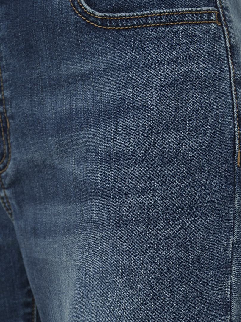 [SET] Airdenim 微起毛 ブーツカット セットアップ (Airy Fit ピーチ起毛スリムT(長袖)+ブーツカットジーンズ)