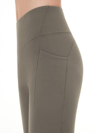 Airywin 裏起毛 ポケット シャロンフレアレギンス - andar JAPAN