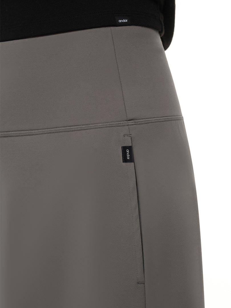 Airywin 裏起毛 リラックスフィット ミディスカート - andar JAPAN