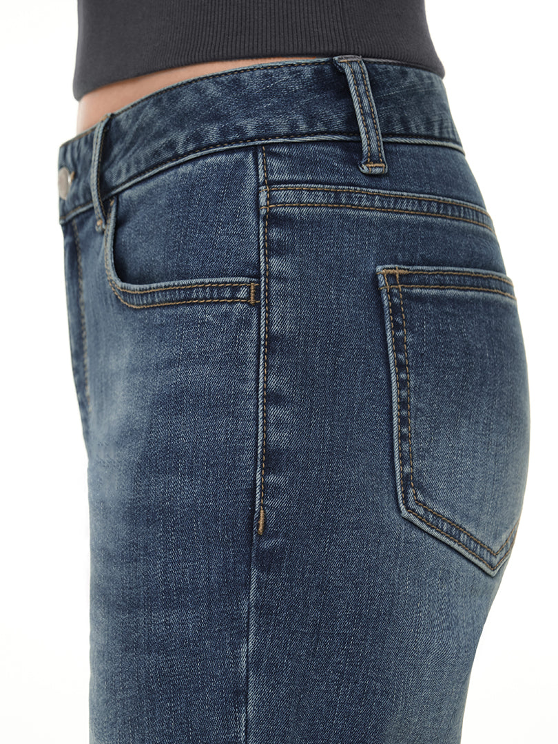 Airdenim 微起毛 ブーツカットジーンズ