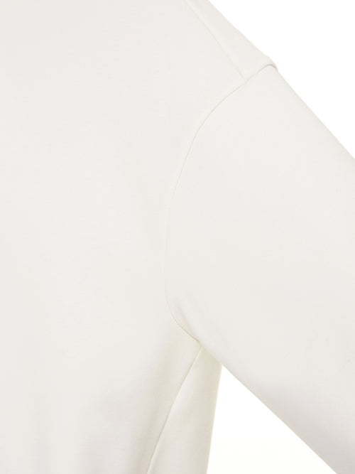 Mildmooth シグネチャーロゴ入りフリースカラージップアップ - andar JAPAN