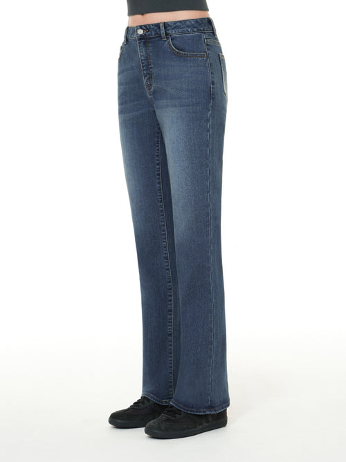 Airdenim 微起毛 ブーツカットジーンズ - andar JAPAN