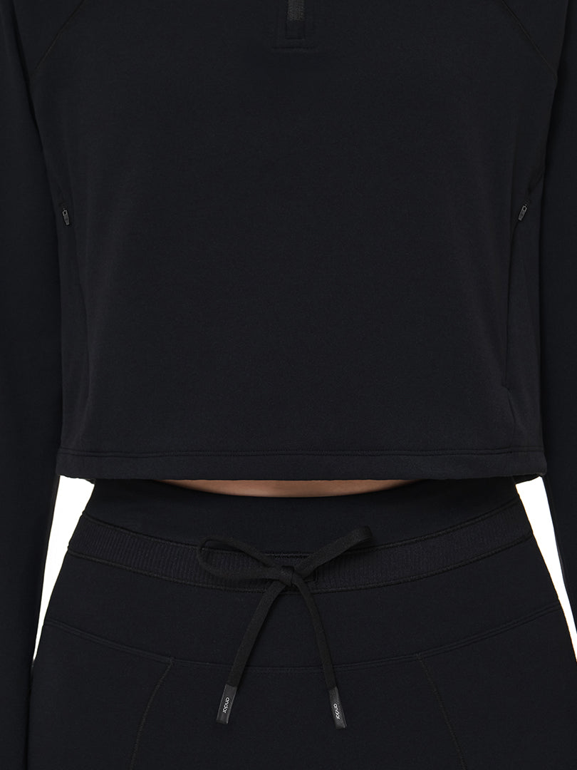 [SET] Relair 裏起毛 セットアップ(ハーフジップ＋ストリングポケットレギンス) + シームレスショーツ贈呈 - andar JAPAN