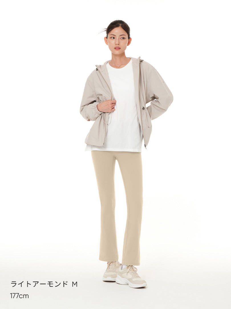 [SET] シーンレスセットアップ  (Airywin 裏起毛シャロンフレアレギンス+NEW Airy Fit スタンダードフィット Tシャツ (長袖))