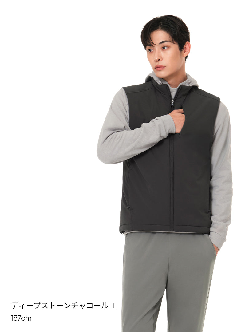 Primaloft メンズ ライトベスト＋シームレスボクサーパンツ贈呈 - andar JAPAN