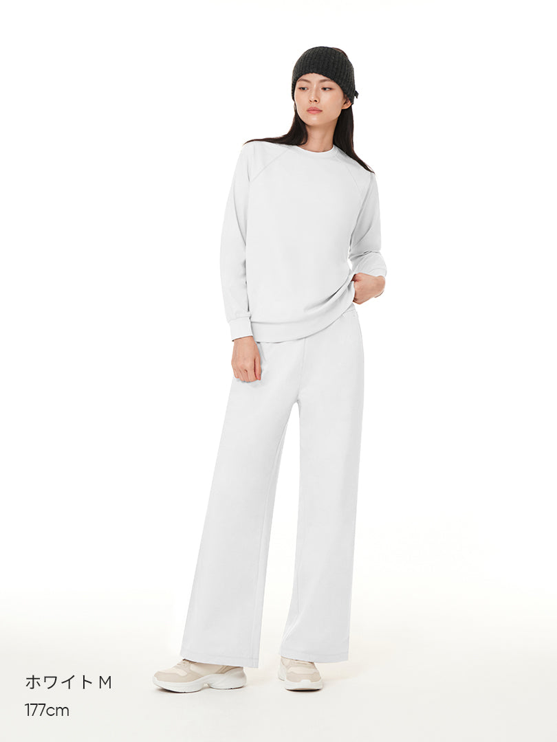 [SET] 冬のカバーアップセット(Airy Fit 裏起毛 ワイドパンツ+Airywin 裏起毛 レギンス) - andar JAPAN