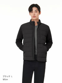 メンズ ニットハイブリッド ダックダウンジャケット＋クラシックソックス贈呈 - andar JAPAN