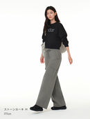 Airy Fit 裏起毛 セミワイド カーゴパンツ - andar JAPAN