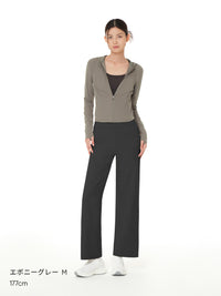 Airywin セミ裏起毛ワイドレギンス - andar JAPAN