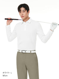 [2SET] NEW Airy Fit メンズ ライト裏起毛 スマートカラートップ (長袖)＋クラシックソックス贈呈