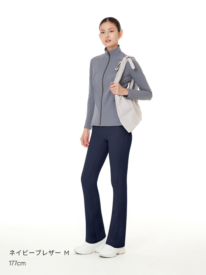 [SET] シーンレスセットアップ  (Airywin 裏起毛シャロンフレアレギンス+NEW Airy Fit スタンダードフィット Tシャツ (長袖)) - andar JAPAN